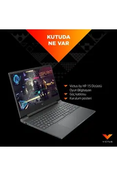 HP Victus AMD Ryzen 7-8845HS 16GB 1TB SSD RTX4060 8GB 15.6'' Freedos FHD 144Hz Gaming Laptop B82N5EA