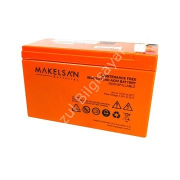 MAKELSAN AKU 12V 7AH BAKIMSIZ KURU AKÜ