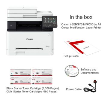 CANON i-SENSYS MF655CDW RENKLİ LAZER YAZICI TARAYICI FOTOKOPİ DUBLEX USB/ETHERNET/WIFI A4
