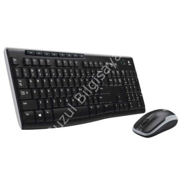 LOGITECH MK270 TÜRKÇE KABLOSUZ MULTİMEDYA SİYAH Q KLAVYE+MOUSE