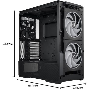 LIAN LI LANCOOL 216 MESH ARGB 3x FAN MID-TOWER SİYAH E-ATX KASA G99.LAN216RX.00