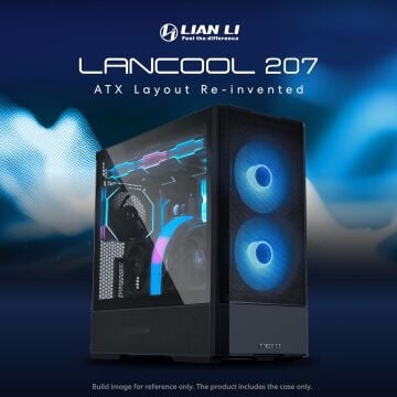 LIAN LI LANCOOL 207 4x FAN MID-TOWER SİYAH ATX KASA G99.LAN207RX.00