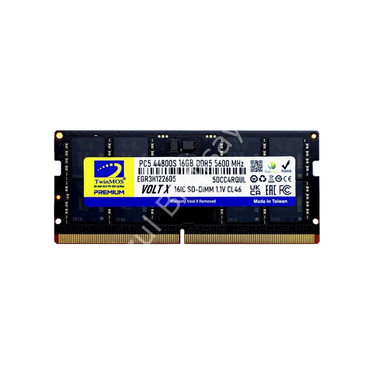 TWINMOS 16GB 5600MHz DDR5 TMD516GB5600S46 NOTEBOOK RAM