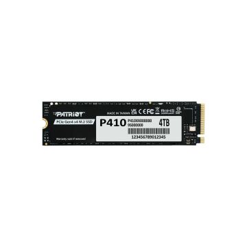 PATRIOT P410 4TB 5000/4500MB/s M2 PCIe GEN4 NVME SSD P410P4TBM28H