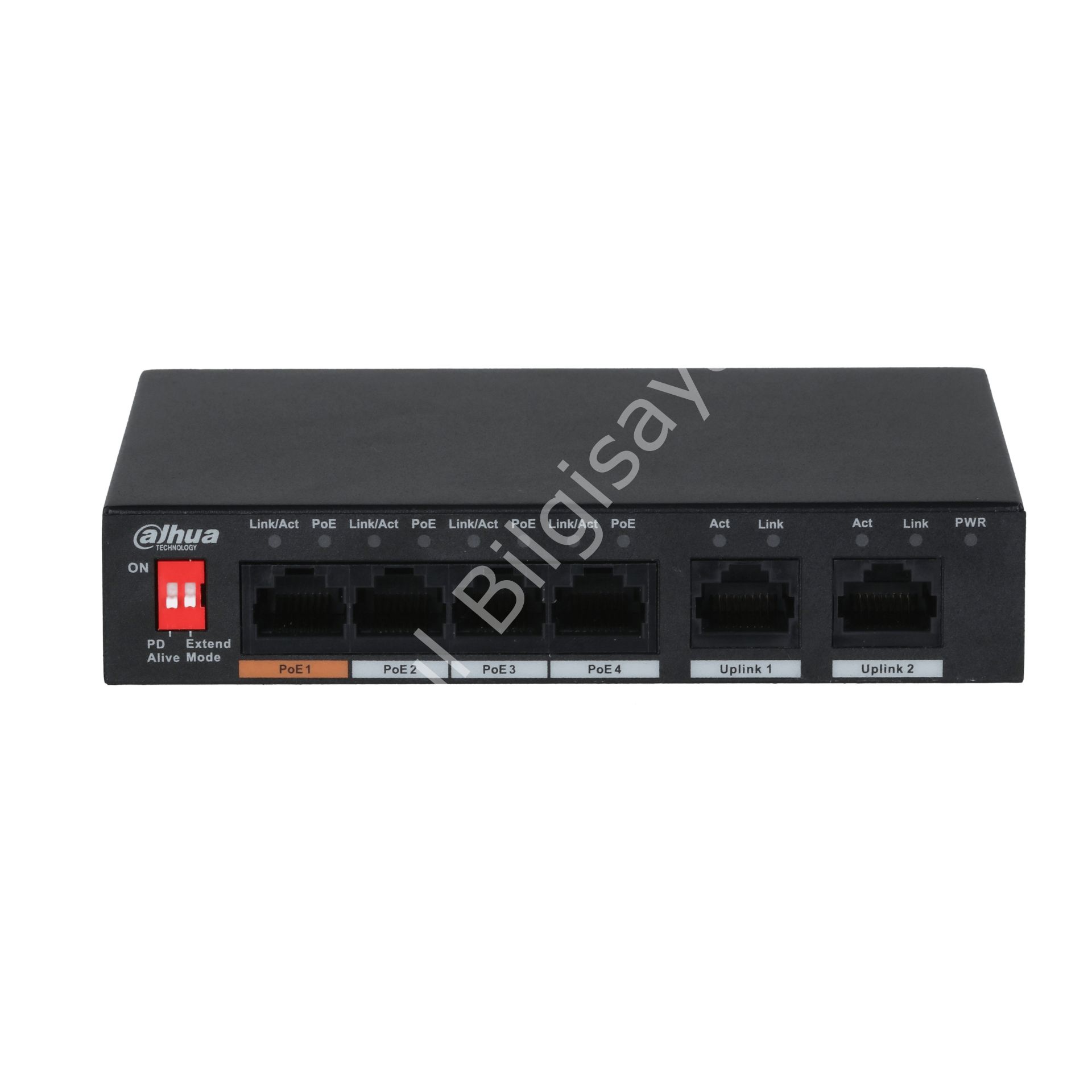 DAHUA PFS3006-4ET-60-V2 4 PORT POE 10/100 2 UPLINK 60W SWITCH