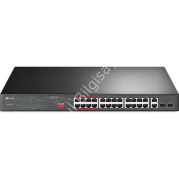 TP-LINK TL-SL1226P 24 PORT 10/100 24 PORT POE 2 PORT UPLINK +2 SFP YONETILEMEZ RACK MOUNT SWITCH
