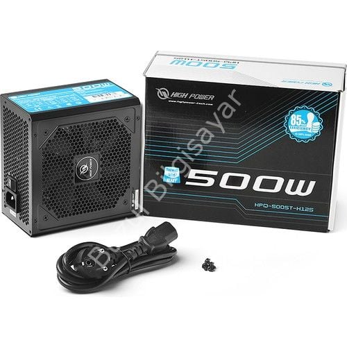HIGH POWER 500W 80+ 12cm FANLI POWER SUPPLY AKTIF PFC HPQ-500ST-H12S