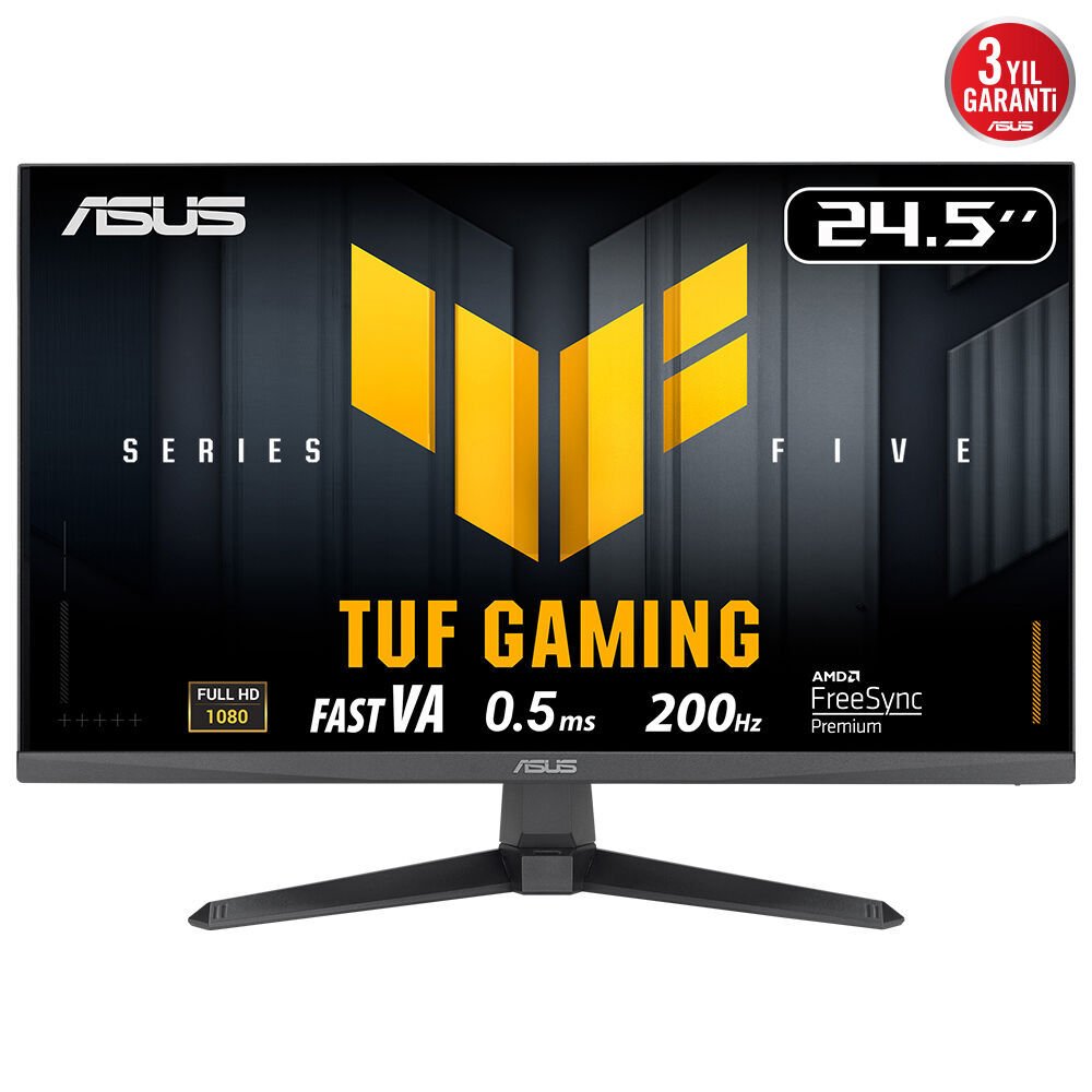 ASUS TUF GAMING VG257Q5A 24.5'' 0.5MS 200HZ 1920x1080 2xHDMI/DP MM LED MONITOR