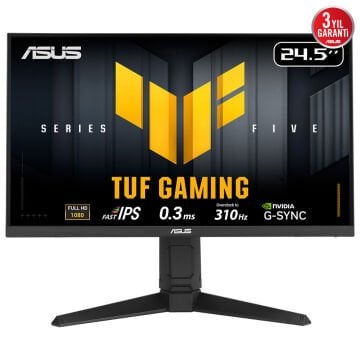 ASUS TUF GAMING VG259QMRL5A 24.5'' 0.3MS 310HZ 1920x1080 2xHDMI/DP PIVOT MM FAST IPS MONITOR