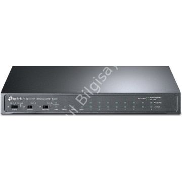 TP-LINK TL-SL1311MP 10 PORT 10/100 8 PORT POE 2 PORT UPLINK + 1 SFP YONETILEMEZ RACK MOUNT SWITCH