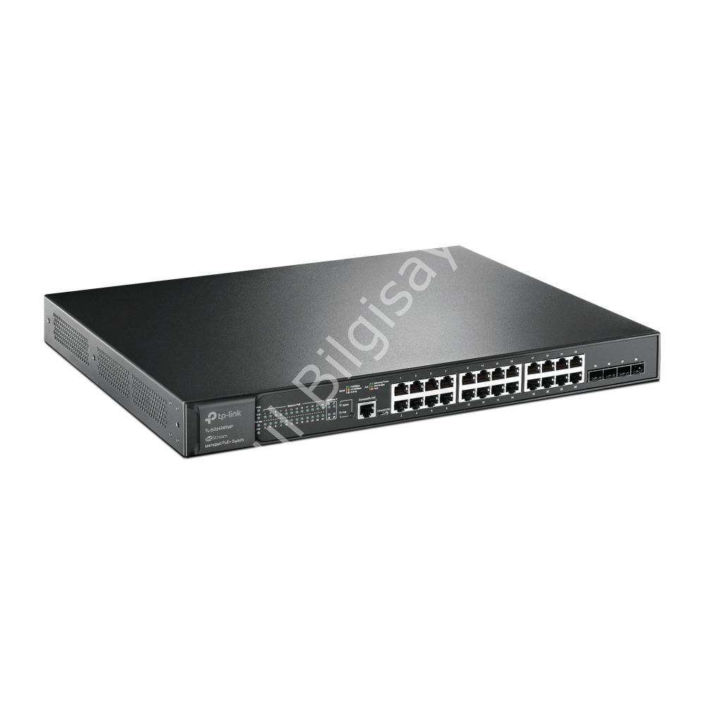 TP-LINK OMADA TL-SG3428XMP 24 PORT 10/100/1000 24 PORT POE+ 4 X SFP YONETILEBILIR RACK MOUNT SWITCH