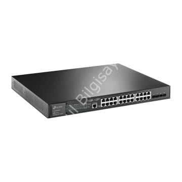 TP-LINK OMADA TL-SG3428XMP 24 PORT 10/100/1000 24 PORT POE+ 4 X SFP YONETILEBILIR RACK MOUNT SWITCH