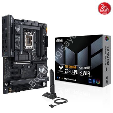ASUS TUF GAMING Z890-PLUS WIFI 4x DDR5 DP/HDMI 4x M.2 1x 2.5GLAN/WIFI7/BT USB4 1851P ANAKART