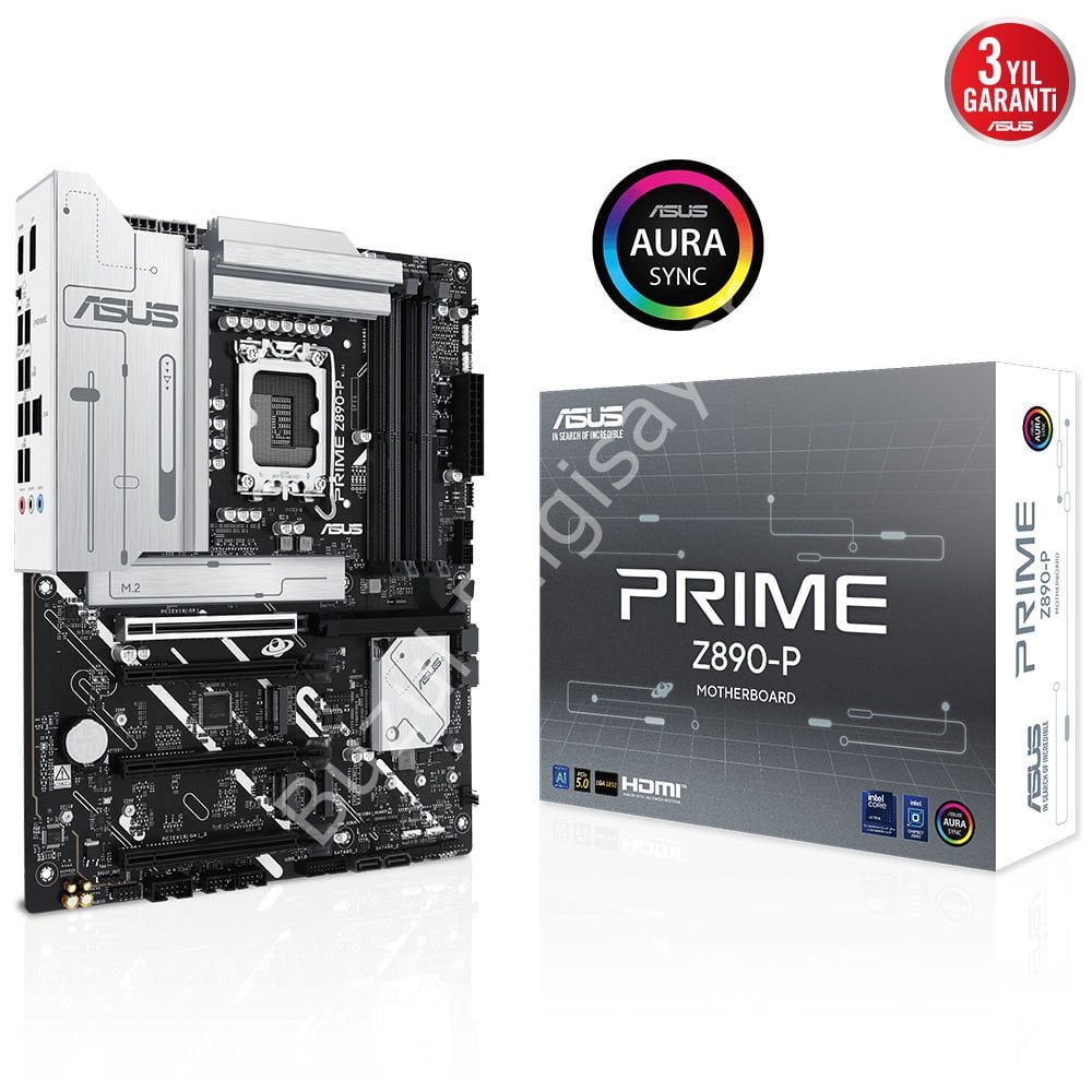 ASUS PRIME Z890-P 4x DDR5 DP/HDMI 4x M.2 1x 2.5GLAN USB4 1851P ANAKART