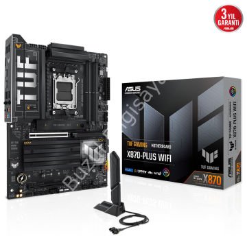 ASUS TUF GAMING X870-PLUS WIFI 4xDDR5 HDMI 4xM.2 AM5 ANAKART