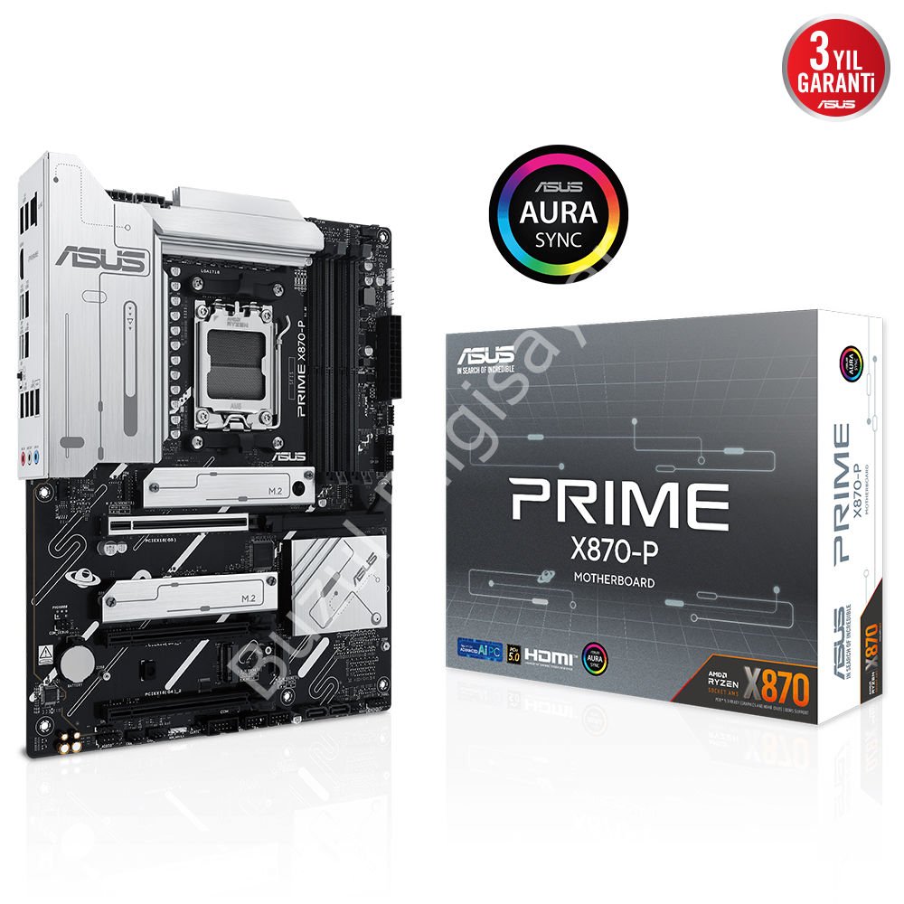 ASUS PRIME X870-P 4xDDR5 HDMI 4xM.2 AM5 ANAKART
