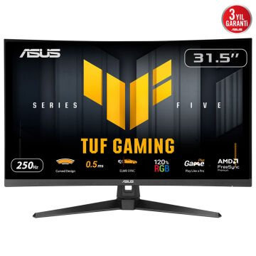 ASUS TUF GAMING VG32VQM5B 31.5'' 0.5MS 250Hz HDMI/DP SPEAKER CURVED GAMING MONITOR