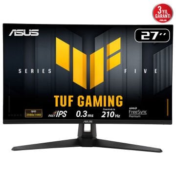 ASUS TUF GAMING VG27AQ5A 27'' 0.3MS 210Hz 2K HDMI/DP/TYPE-C VESA IPS LED GAMING MONITOR