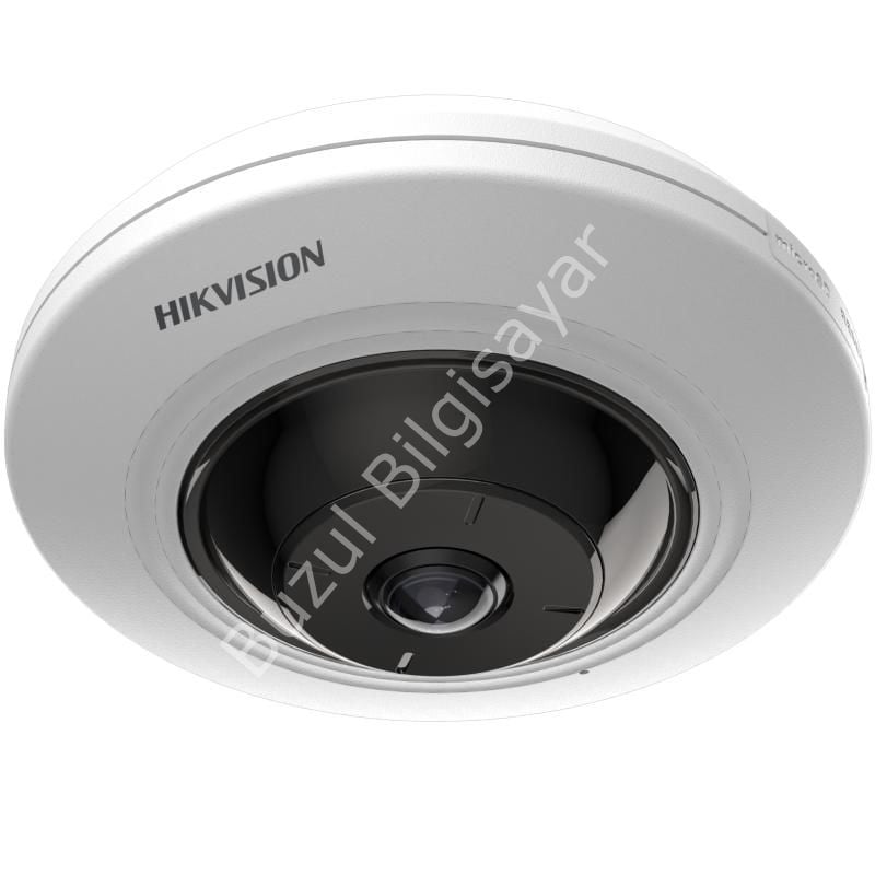 HIKVISION DS-2CD2955G0-ISU 5MP FISHEYE 1.05MM M12 LENS CMOS 8MT BLC, ROI, 3D DNR H.265+/H.265/H.264+/MJPEG IP DOME KAMER