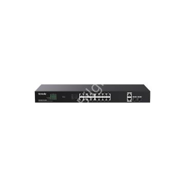 TENDA TEG1120P-16-250W 16 PORT 10/100/1000 POE 2 PORT UPLINK +2 SFP 250W YONETILEMEZ RACK MOUNT SWITCH