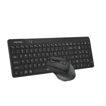 A4 TECH FG2400 AIR2 KABLOSUZ MULTİMEDYA SİYAH SESSİZ Q KLAVYE+MOUSE