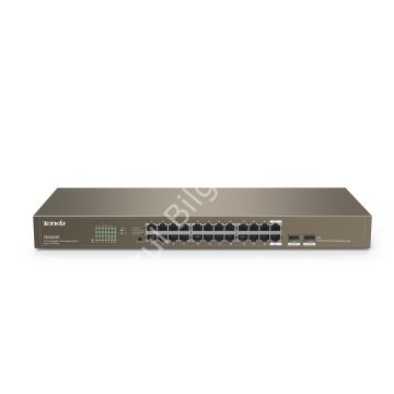 TENDA TEG1024F 24 PORT 10/100/1000 2 X SFP YONETILEMEZ RACK MOUNT SWITCH
