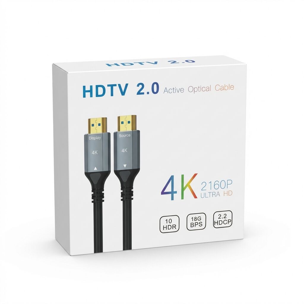 S-LİNE FK0575-4K-OPT 75MT 2.0V 4K FİBER OPTİK HDMI KABLO