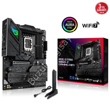 ASUS ROG STRIX B860-F GAMING WIFI 4x DDR5 DP/HDMI 4x M.2 1x 2.5GLAN/WIFI7/BT USB3.2 1851P ANAKART