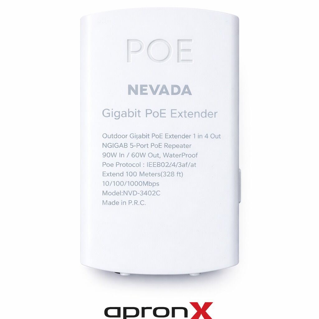 APRONX NVD-3402C 4+1 OUTDOOR POE EXTENDER