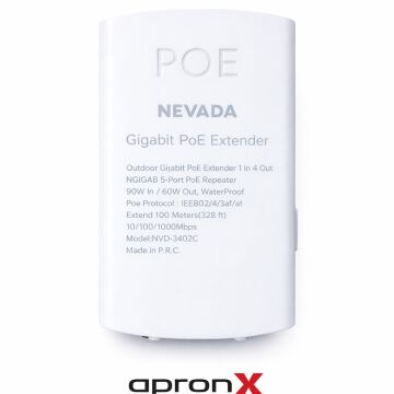 APRONX NVD-3402C 4+1 OUTDOOR POE EXTENDER