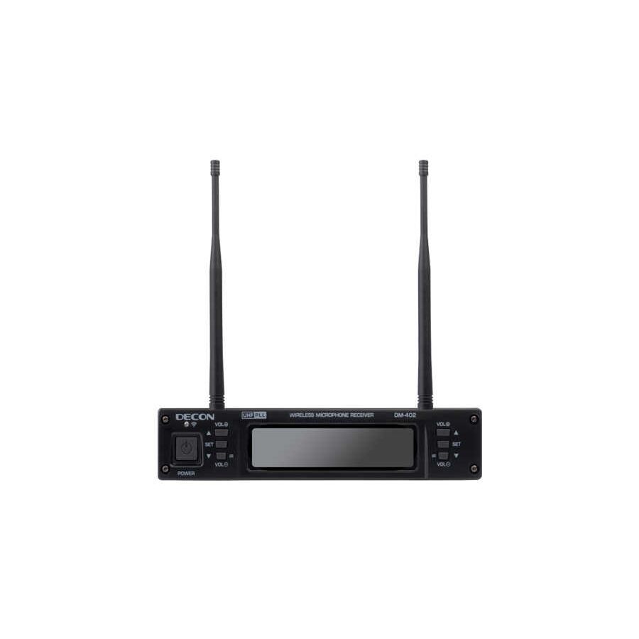 DECON DM-402T 1 RECEIVER 2 HANDHELD MİKROFON SETİ