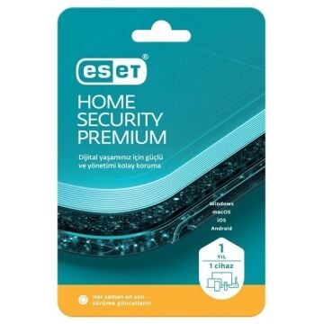 ESET HOME SECURİTY PREMİUM ANTIVIRUS 1 KULLANICI 1 YIL