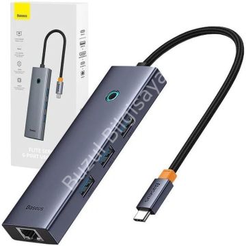 BASEUS B00052807813-00 TYPE-C TO 4K HDMI/USB 3.0/+ 6IN1 ÇEVİRİCİ HUB
