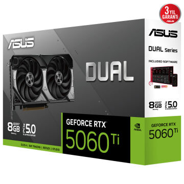 ASUS DUAL-RTX5060TI-8G RTX5060TI 8GB DDR7 128Bit 3xDP/1xHDMI