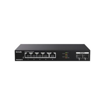 TENDA TEM2007X 5 PORT 10/100/1000/2.5G 2 X SFP YONETILEBILIR DESKTOP SWITCH