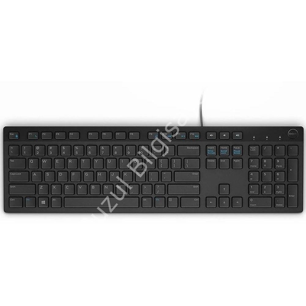 DELL KB216 (580-ADHK) KABLOLU USB MULTİMEDYA SİYAH Q KLAVYE (ingilizce)