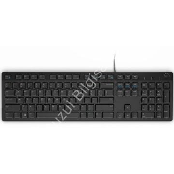DELL KB216 (580-ADHK) KABLOLU USB MULTİMEDYA SİYAH Q KLAVYE (ingilizce)