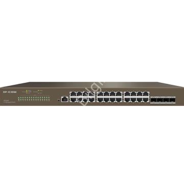 IP-COM IP-G5328F 24 PORT 10/100/1000 4 X SFP L3 YÖNETİLEBİLİR RACK MOUNT SWITCH METAL KASA