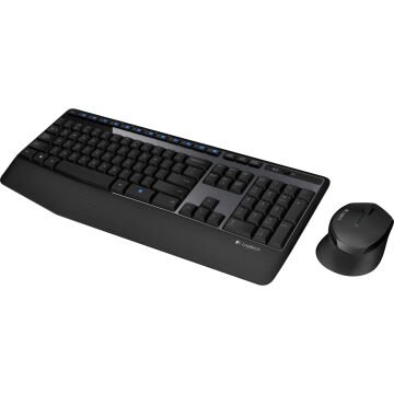 LOGITECH MK345 TÜRKÇE KABLOSUZ MULTİMEDYA SİYAH NANO ALICI Q KLAVYE MOUSE