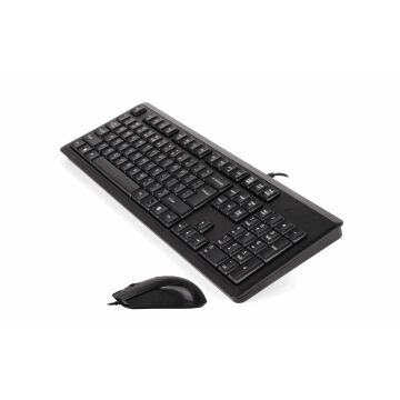 A4 TECH KR-9276 USB MULTİMEDYA SİYAH Q KLAVYE MOUSE