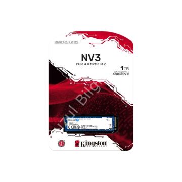 KINGSTON NV3 1TB 6000/4000MBs NVMe PCIe M.2 SSD SNV3S/1000G