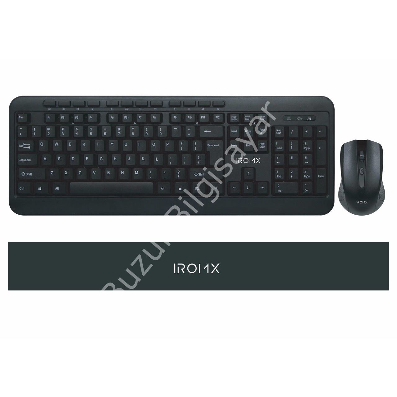 IROMX SWM30C TR KABLOSUZ MULTİMEDYA SİYAH Q KLAVYE+MOUSE