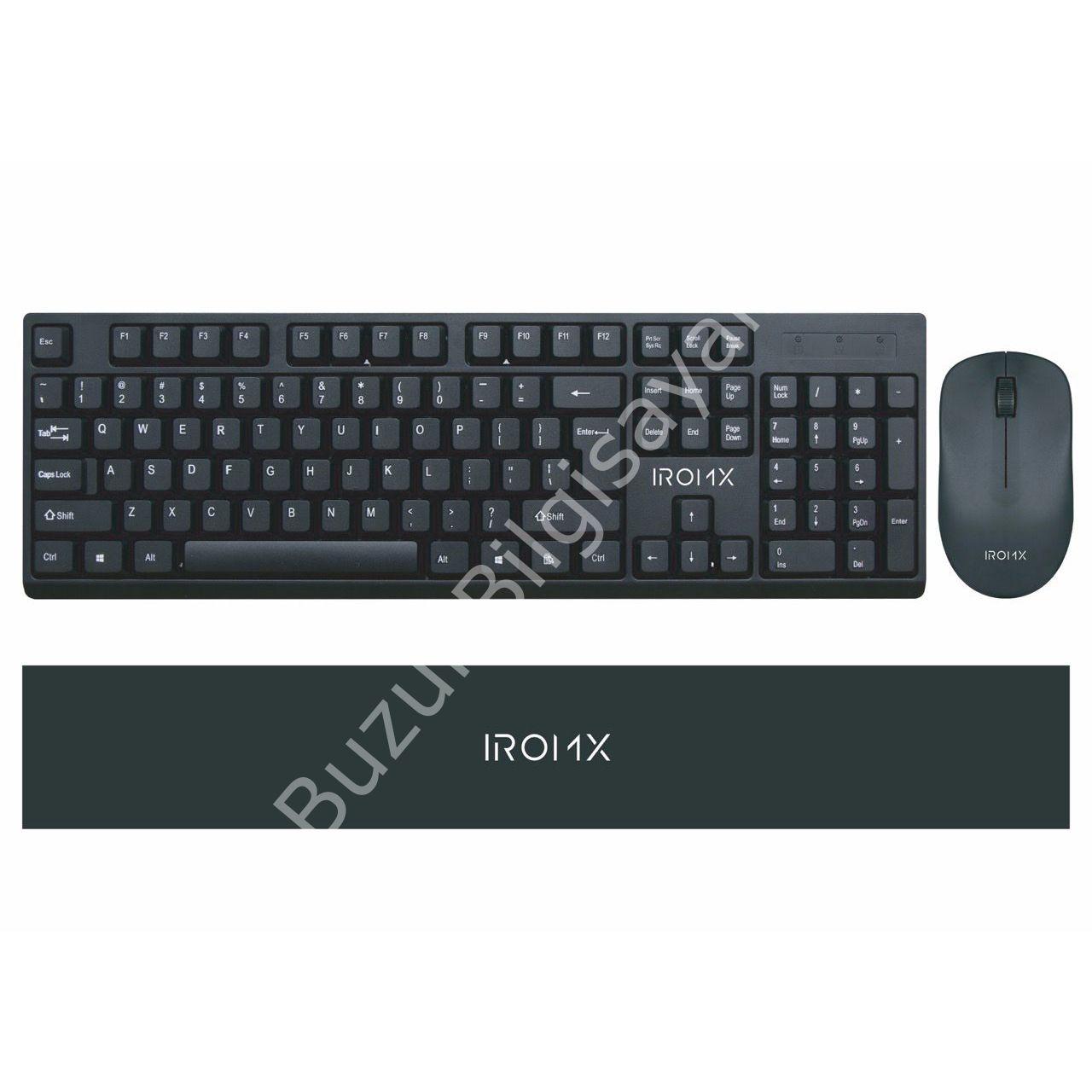 IROMX SW20C TR KABLOSUZ STANDART SİYAH Q KLAVYE+MOUSE