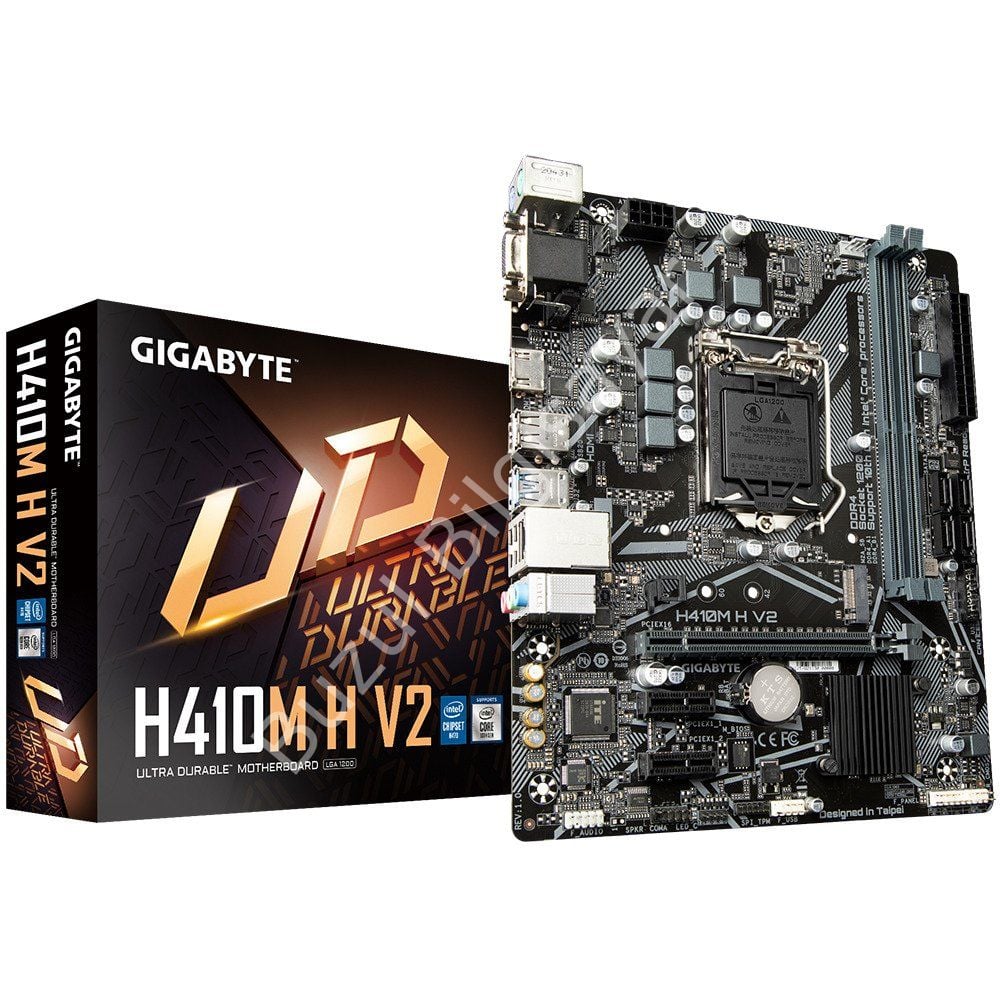 GIGABYTE H410M-H-V2 2xDDR4 1XVGA/1XHDMI 1xGLAN 1xM.2 1200Pin ANAKART