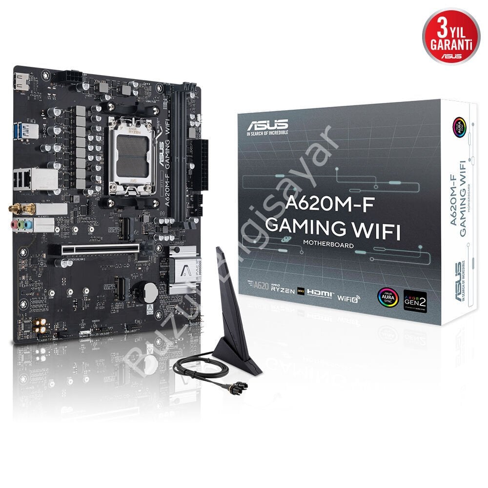 ASUS PRIME A620M-F GAMING WIFI 2xDDR5 HDMI 1xM2 AM5 ANAKART