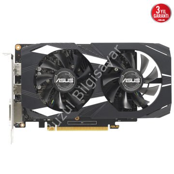 ASUS DUAL-GTX1650-O4GD6-P-V2 4GB GDDR6 128Bit DVI/HDMI/DP