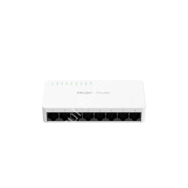 RUIJIE REYEE RG-ES08F 8 PORT 10/100 YONETILEMEZ DESKTOP SWITCH PLASTİK KASA
